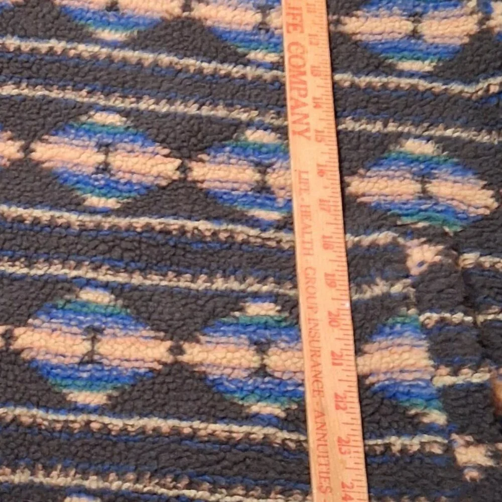 Vintage Horizon Bass Creek Outfitters Fleece Jacket L Pullover Southwest Aztec - Picture 5 of 15